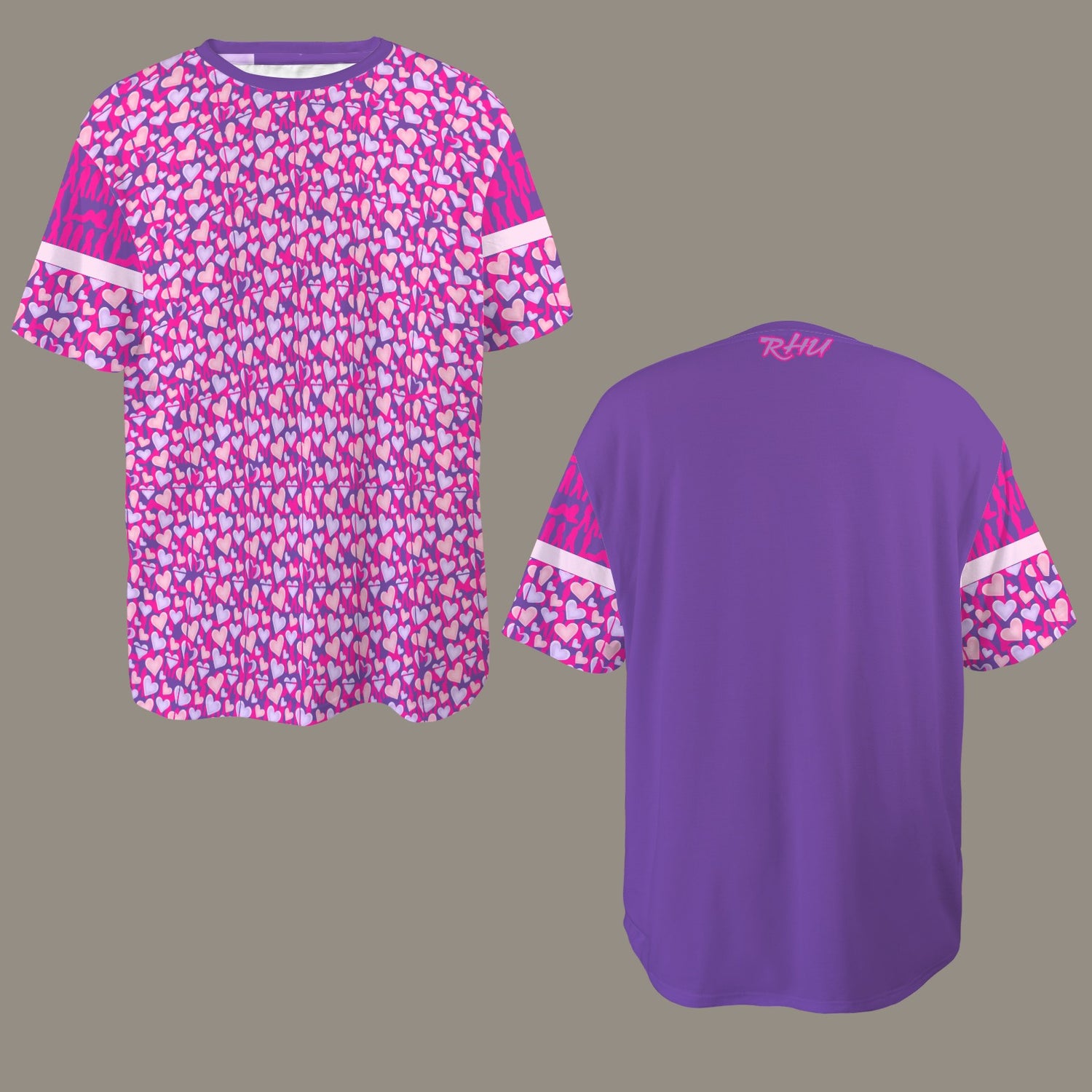 Mosquitoes Small Hearts T-shirt Lilac