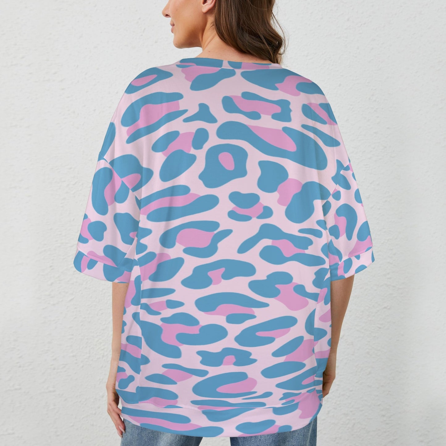 Maglia mamma Leopard Pink Aziel