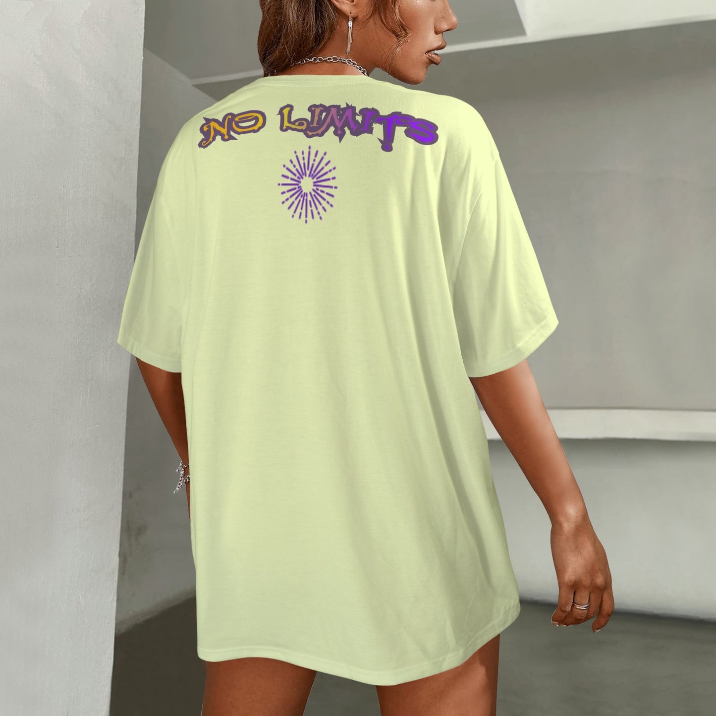 S-WITCH UP WAVE BUTTERFLY T-SHIRT LIGHT YELLOW