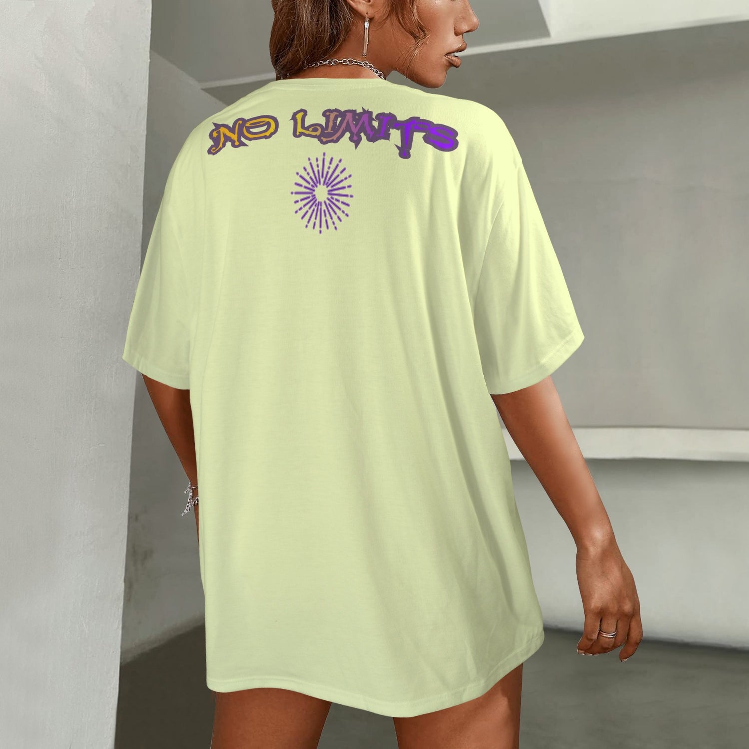 S-WITCH UP WAVE BUTTERFLY T-SHIRT LIGHT YELLOW