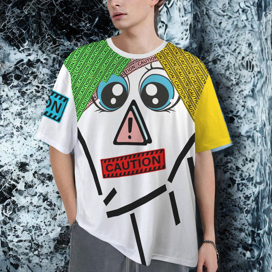 CAUTION Colour Portrait -White Collar