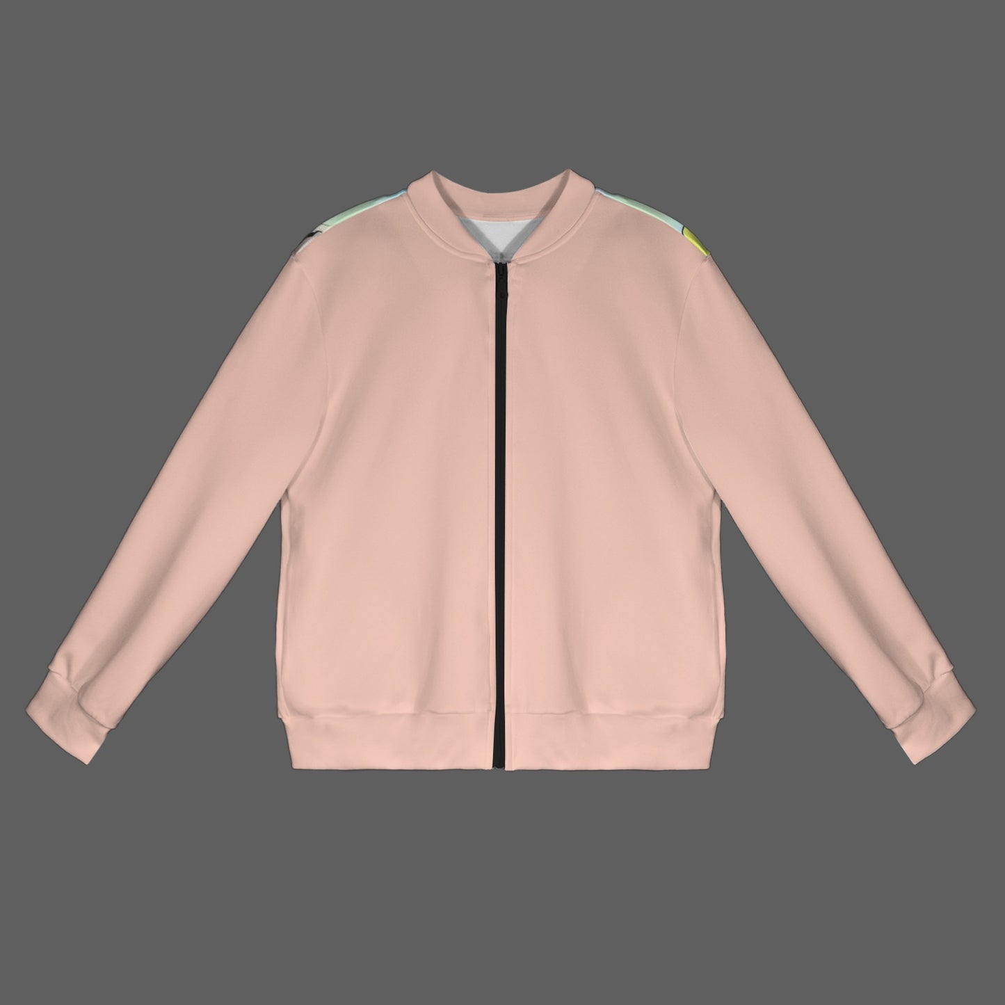 Humans Scare Me Lightweight Jacket  Pale Pink