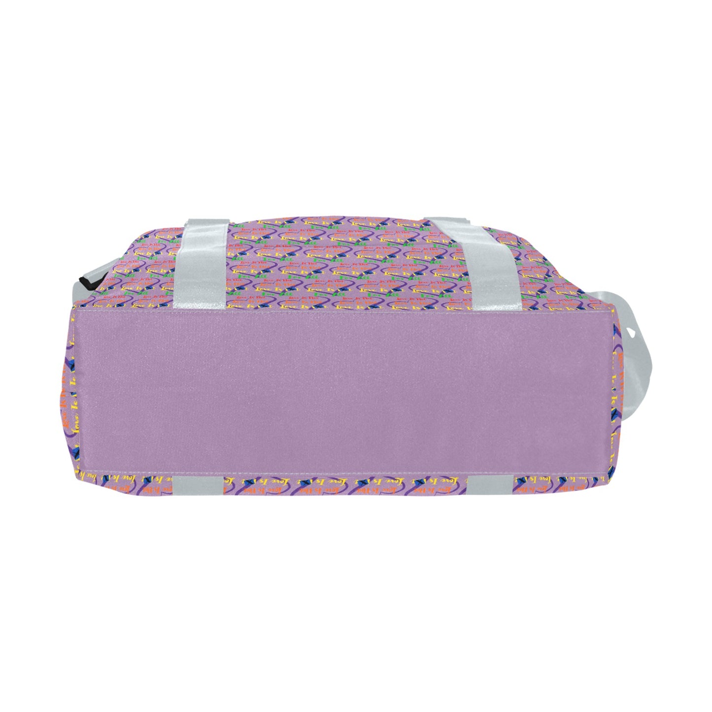 LINFA Little Heart Lilac Large Capacity Duffle Bag