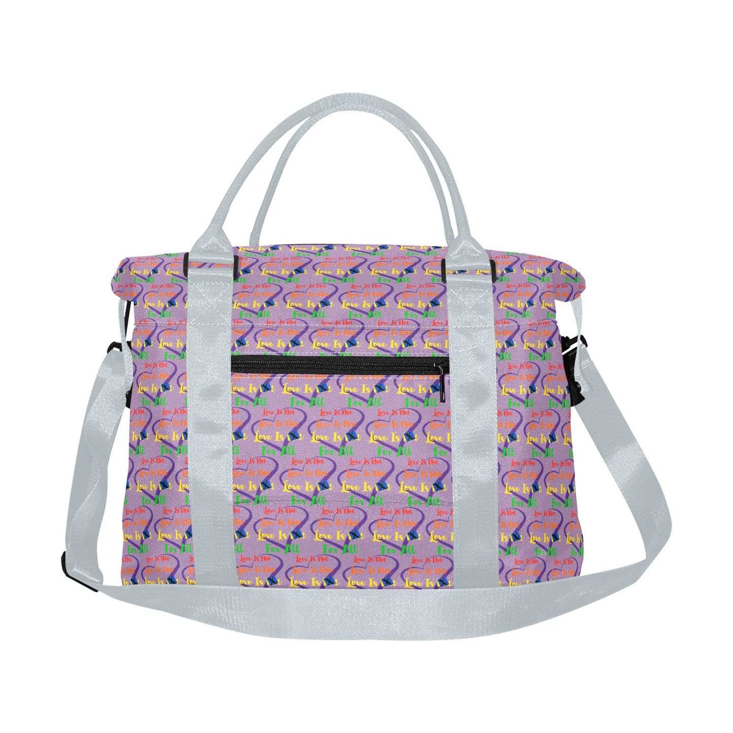 LINFA Little Heart Lilac Large Capacity Duffle Bag