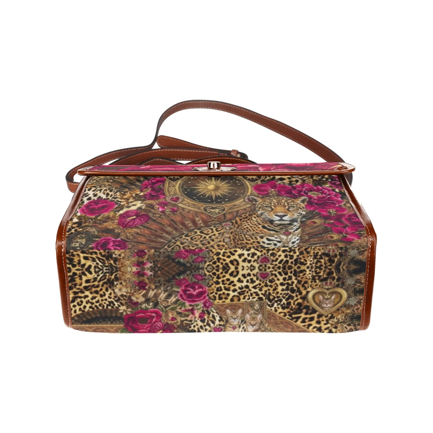 Opulenta Print Leopard Canvas Bag