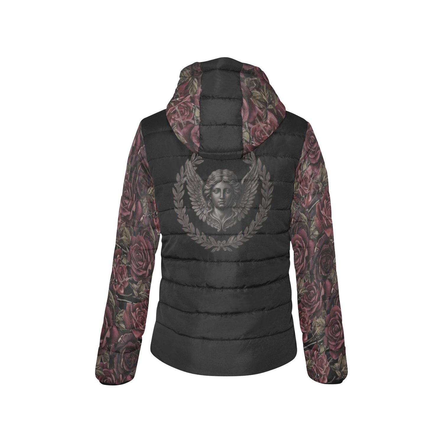Logo/Animal Mix & Roses Padded Jacket 2