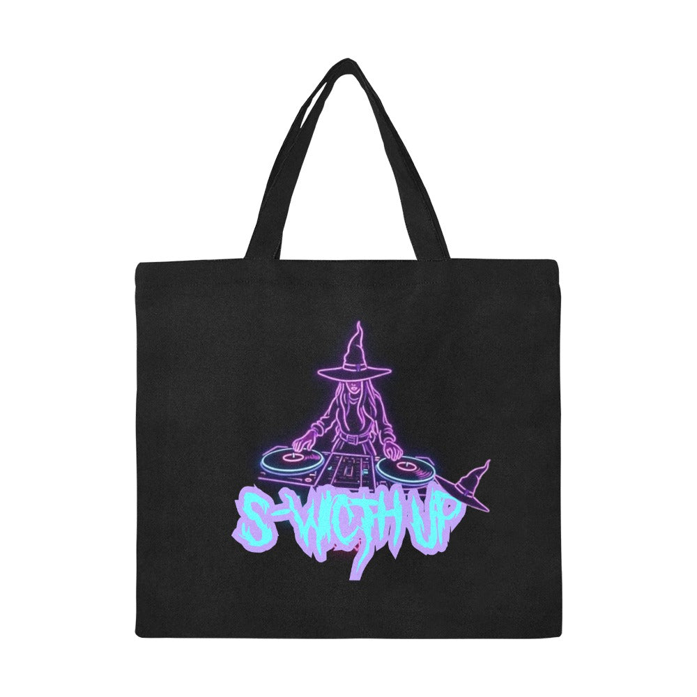 S-WITCH UP Canvas Tote Bag Multi Leopard