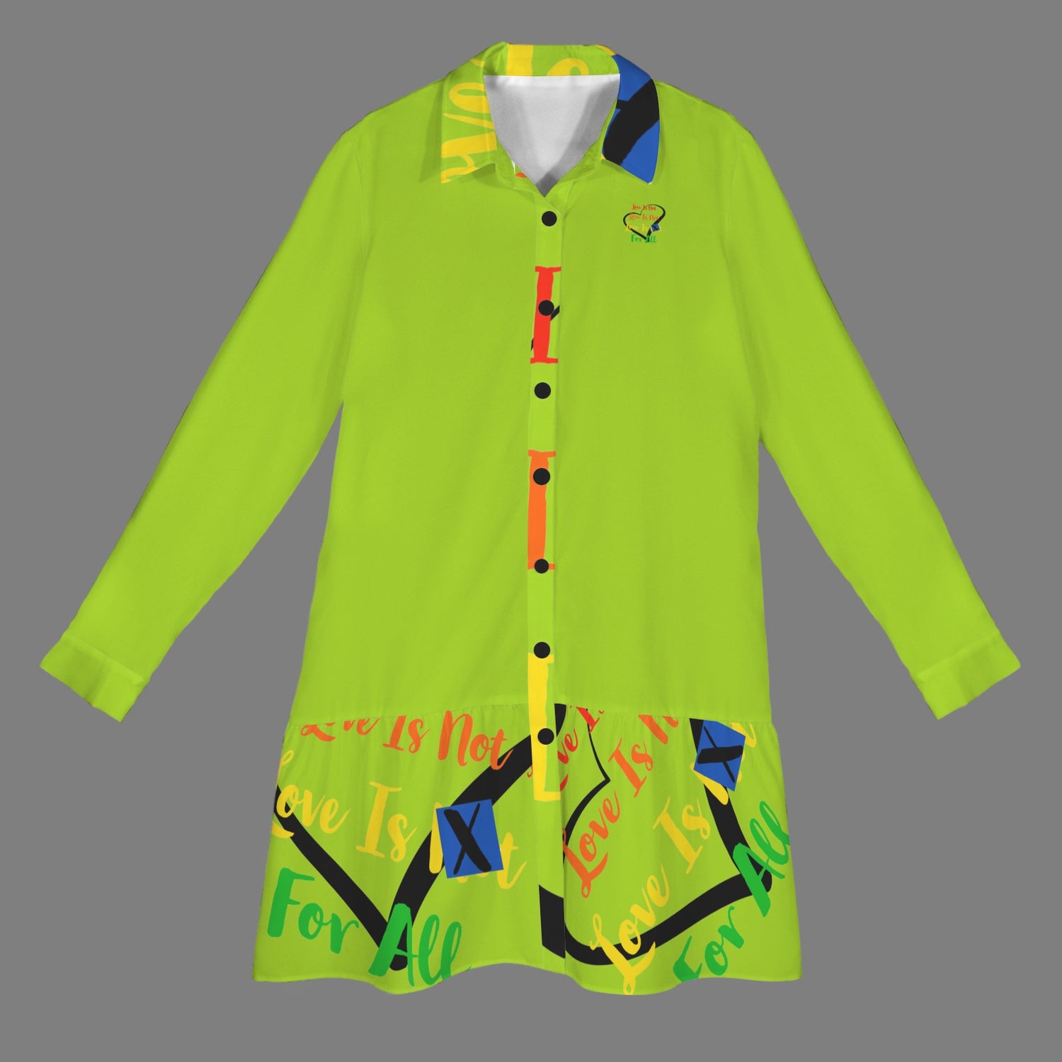 LINFA T SHIRT DRESS Greenish