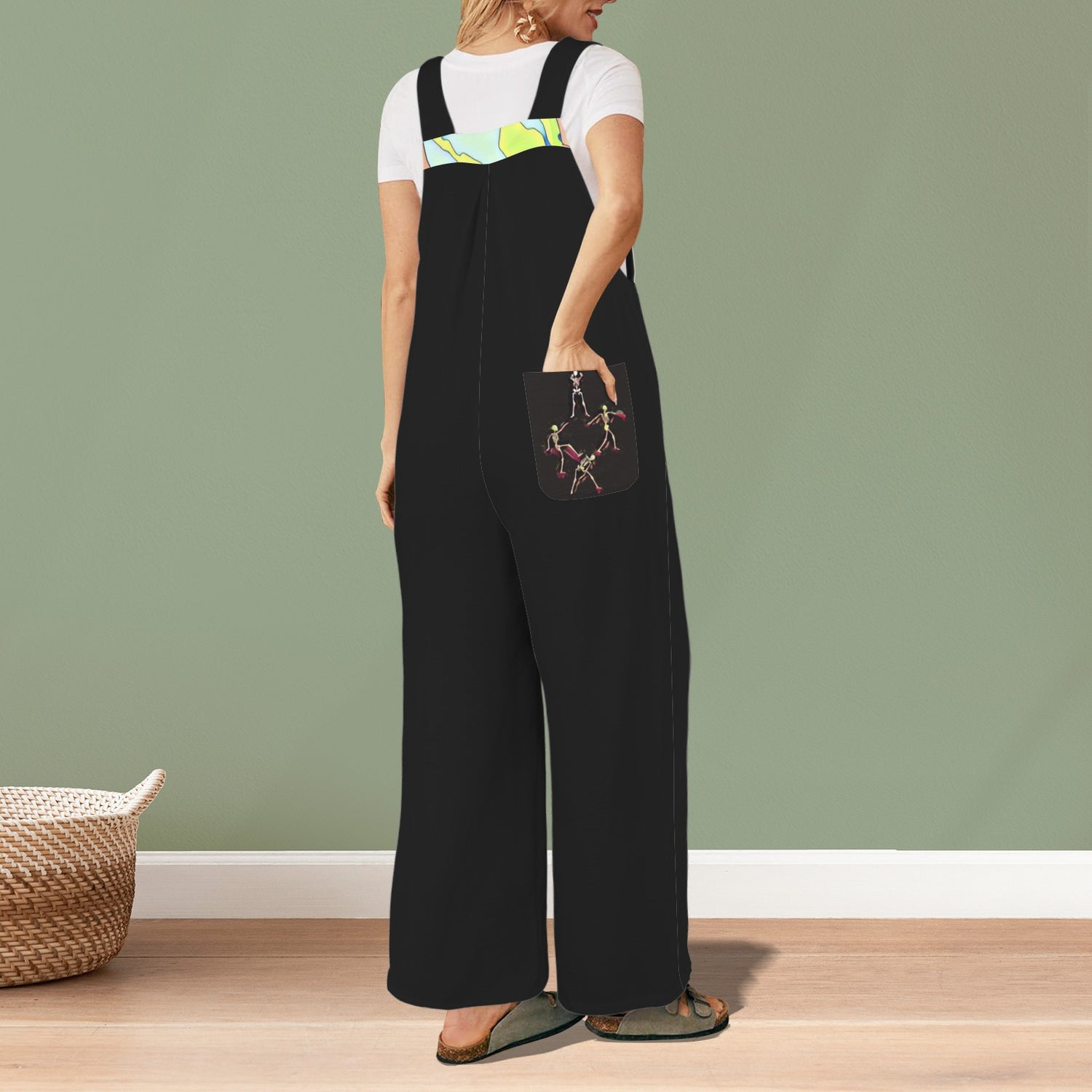 Jimmy Jumpsuit Black Yellow Stripes