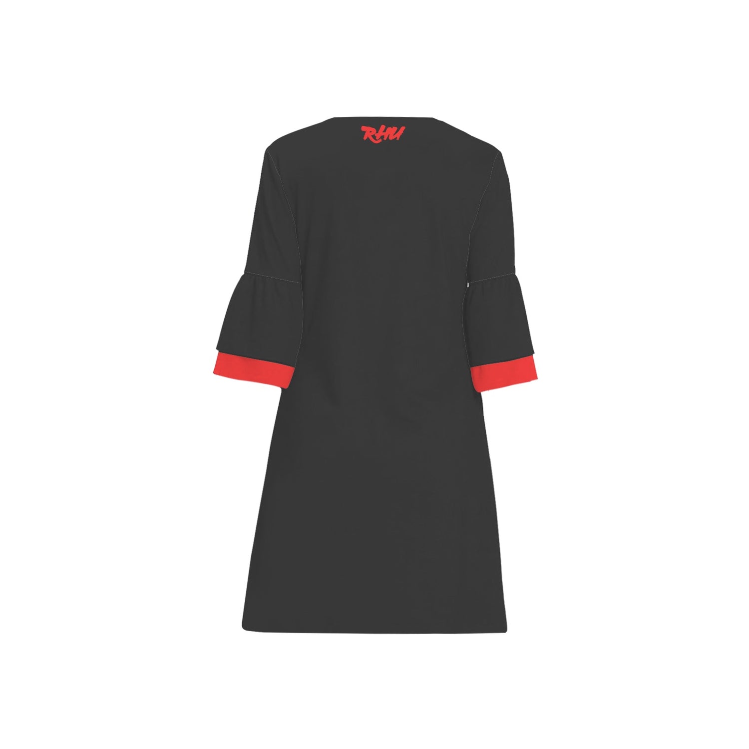 Caution V Neck Kiss Dress