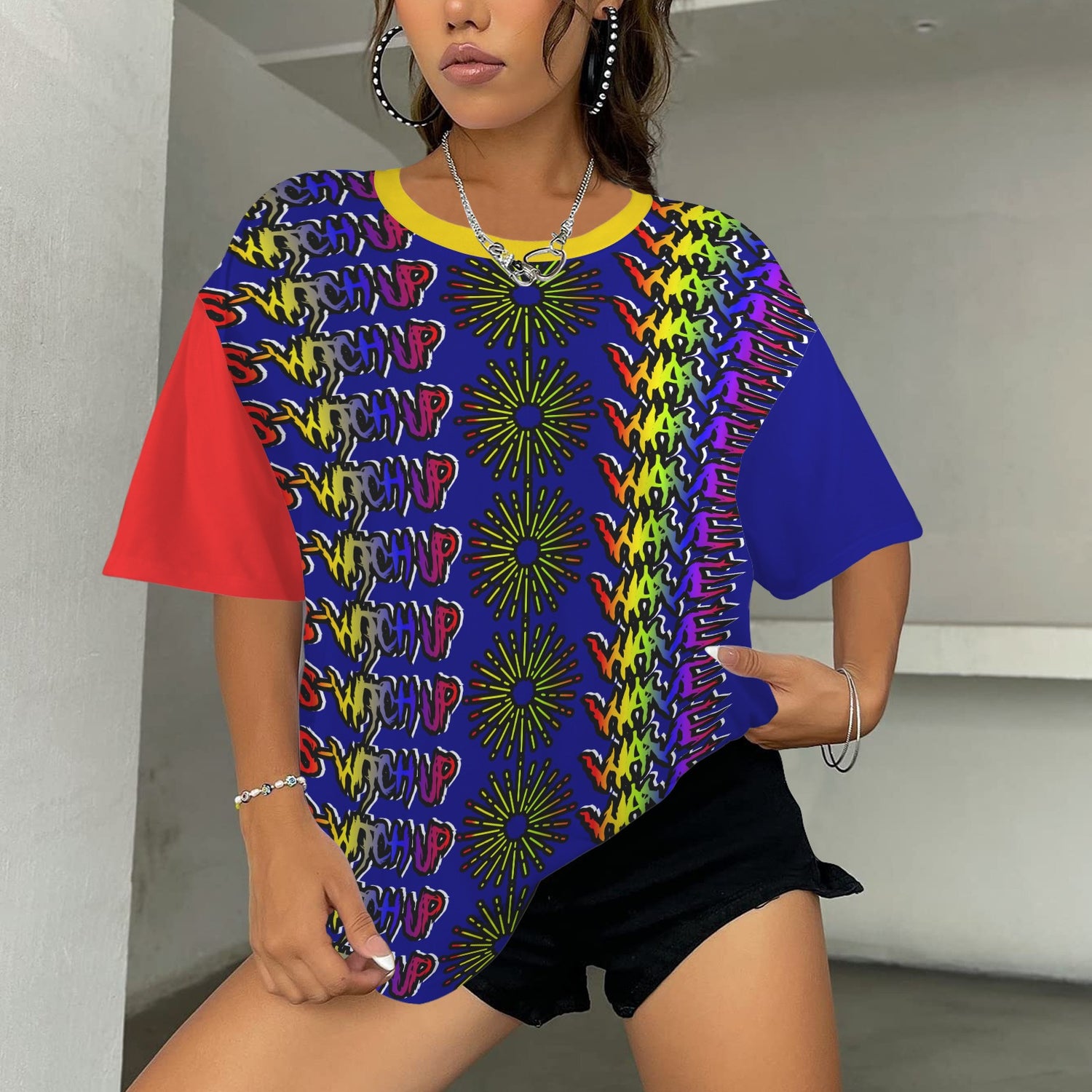 S-WITCH UP WAVE LOGO MULTI BLUE