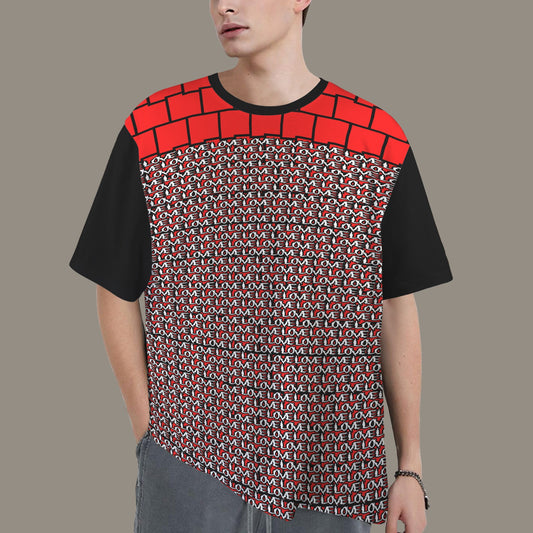 SE SON ROSE - RED LOVE WALL SMALL LOVE 2 - BLACK