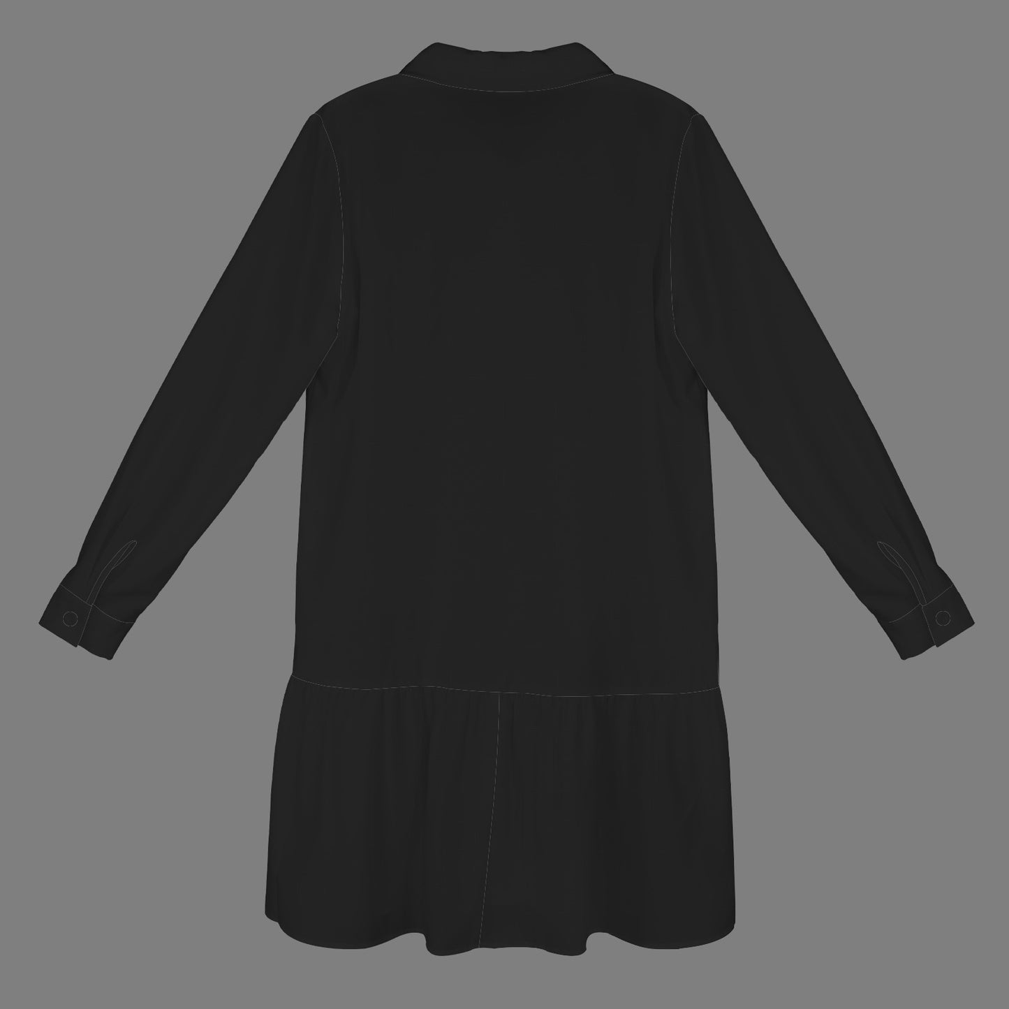 Buddha T Shirt Dress Black