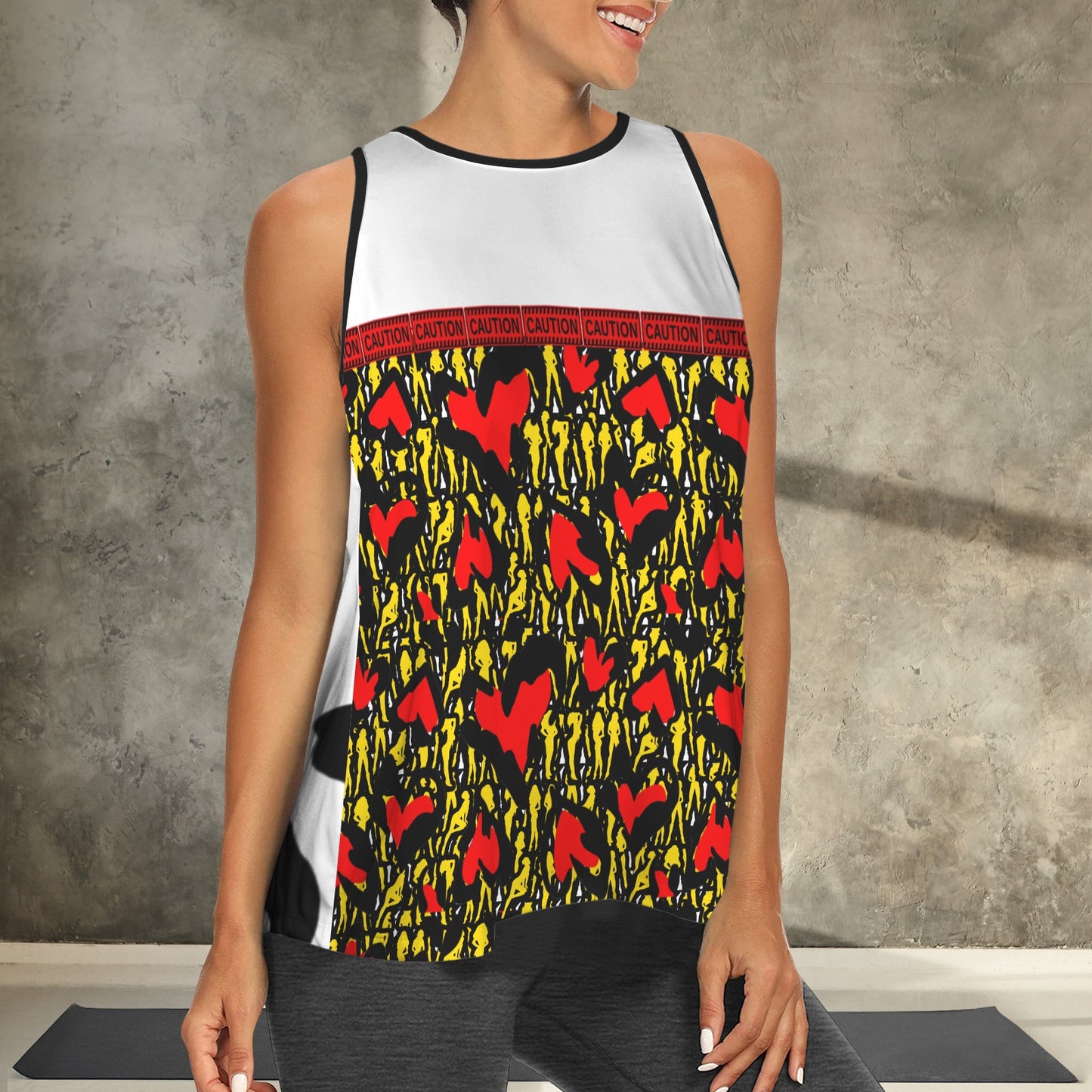 Caution Sport Top White