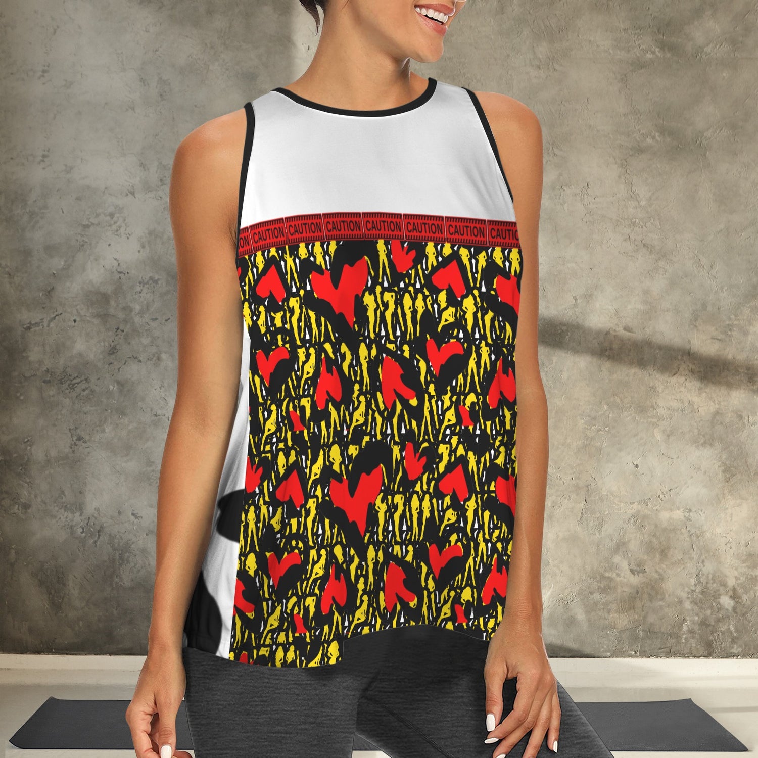 Caution Sport Top White