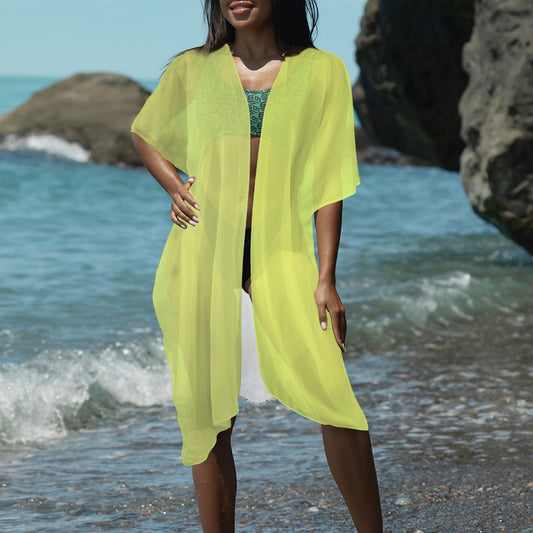 Humans Scare Me Cape Lime