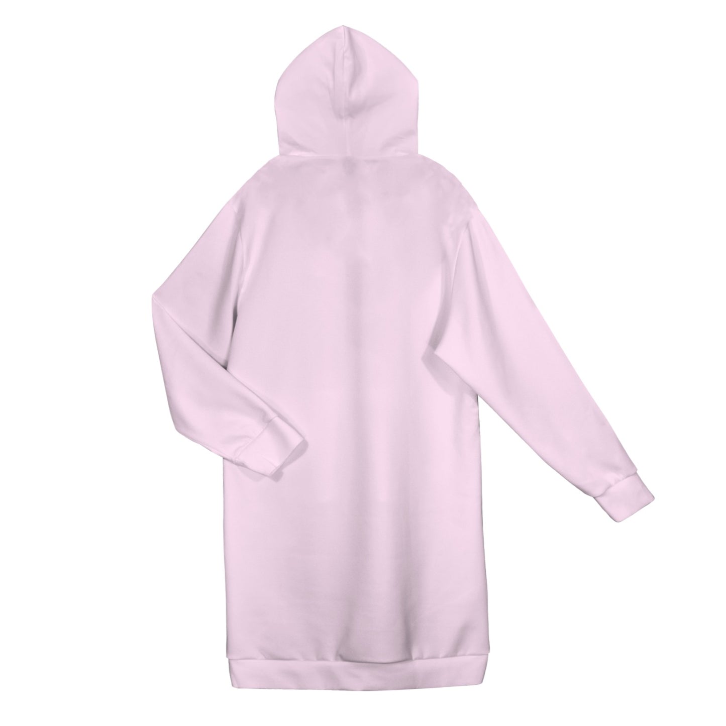 Pink Buddha Zipped Hoodie Dress