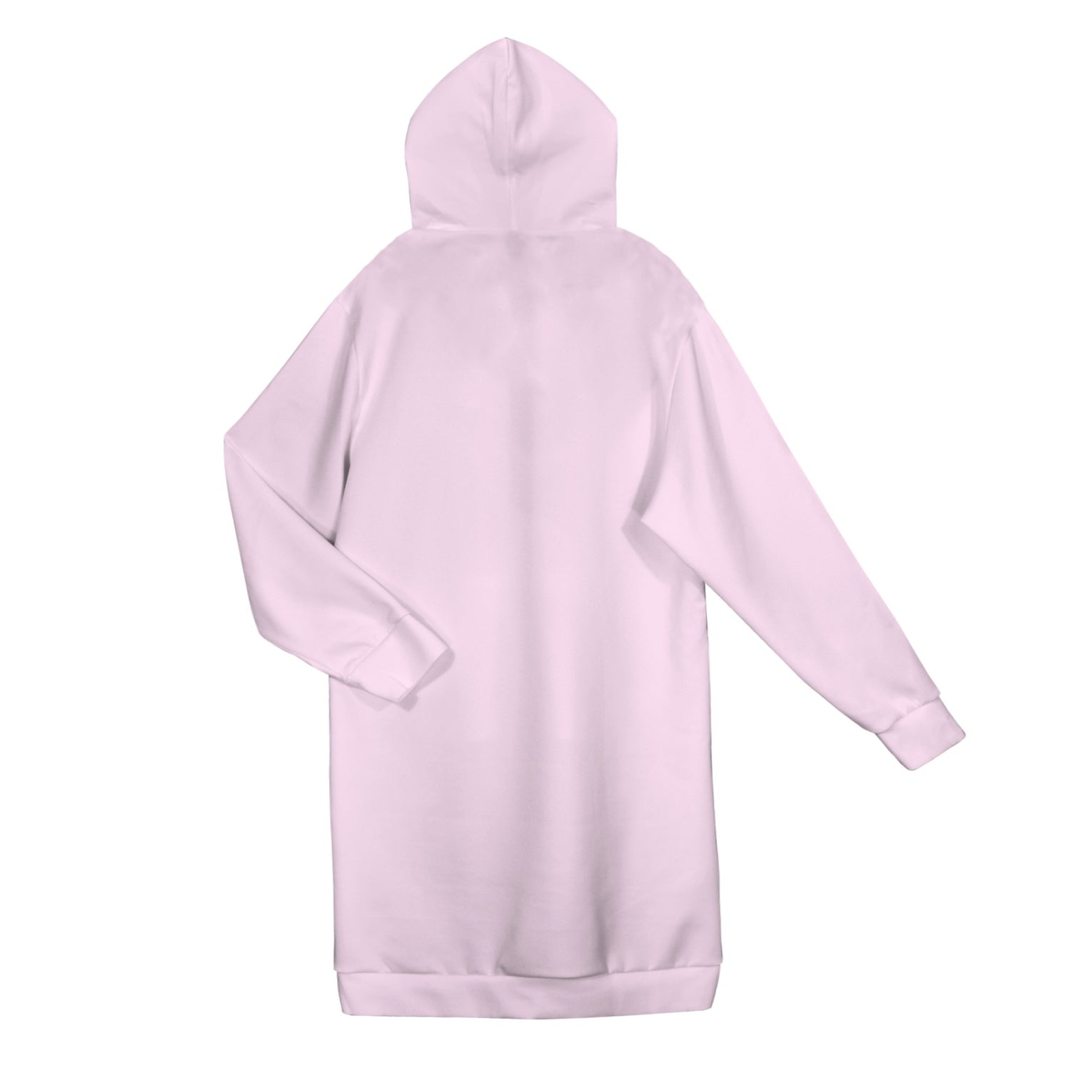Pink Buddha Zipped Hoodie Dress