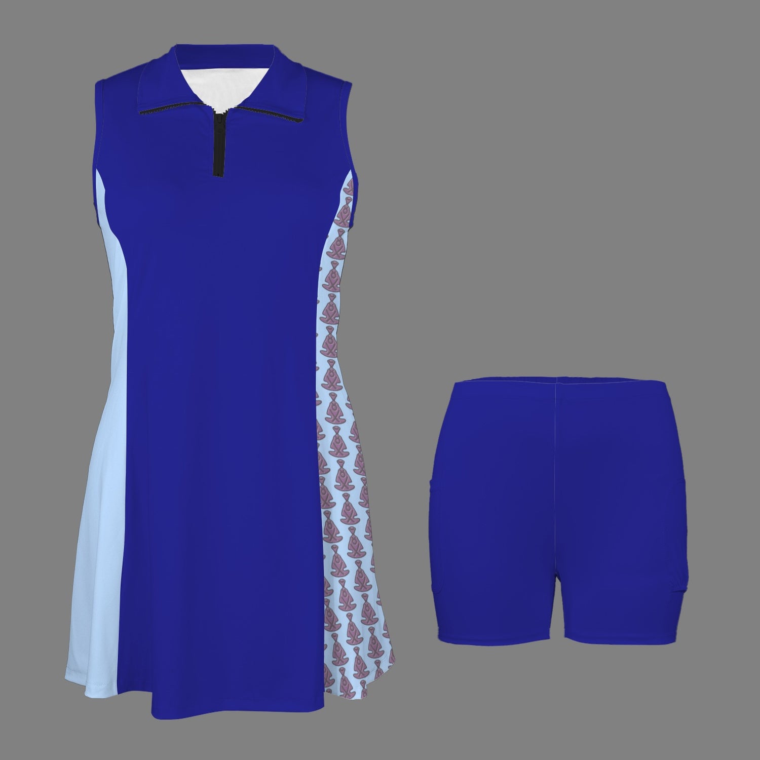 Activedress Blue Aziel Buddha Pattern