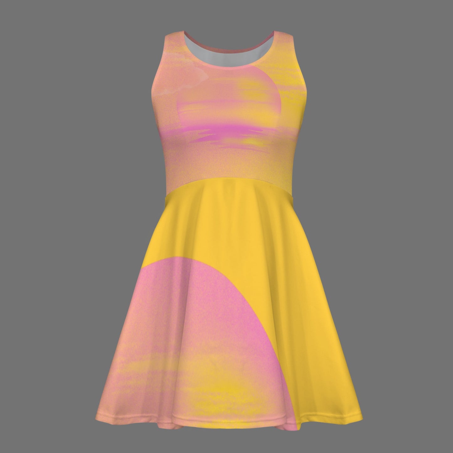 Se Son Rose Missing U Tank PLeated dress