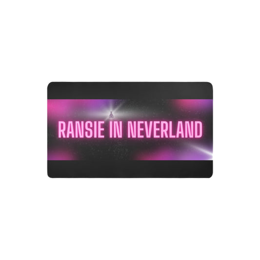 Ransie  LOGO 2 Maxi Mousepad 23.6" x 13.8"（with Stitched Edges）