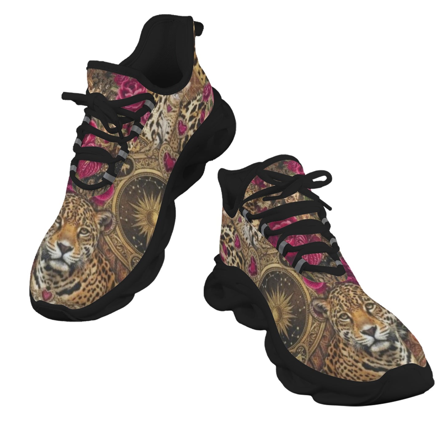 Leopard with Leo ladies running shoes