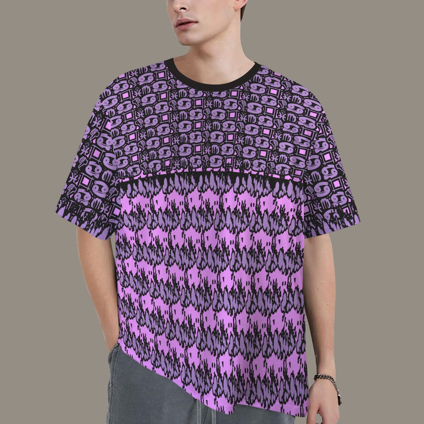 Hidden Name T-shirt Hot Hot Pink Lilac Black Danica