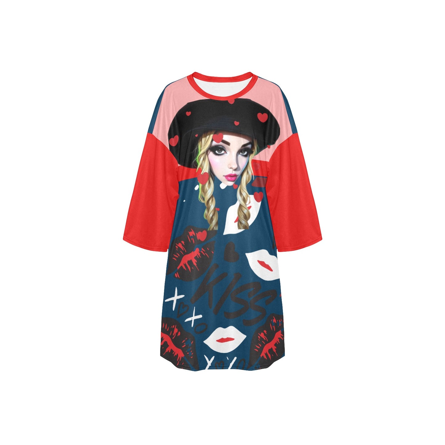 Lounge Dress Ransie Kiss Kiss