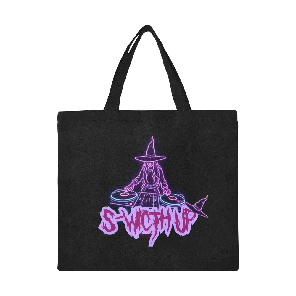 S-WITCH UP Canvas Tote Bag Multi Leopard