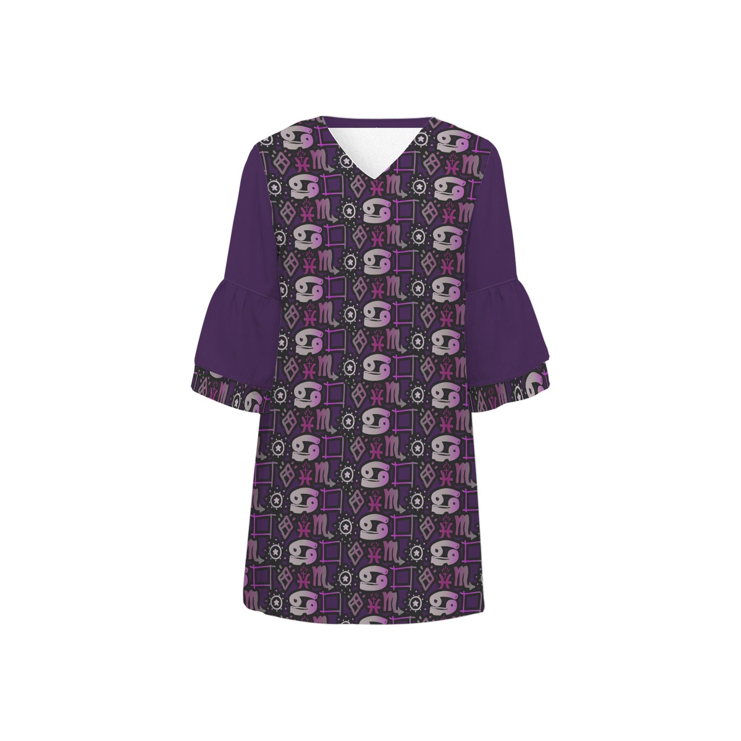 Hidden Name Sara Dress Purple