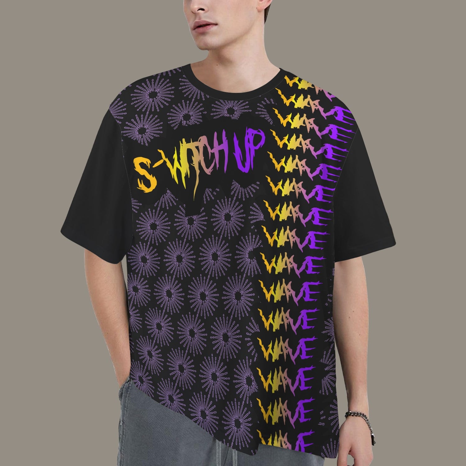 S-WITCH UP WAVE - WAVE BAND MULTI LOGO BLACK