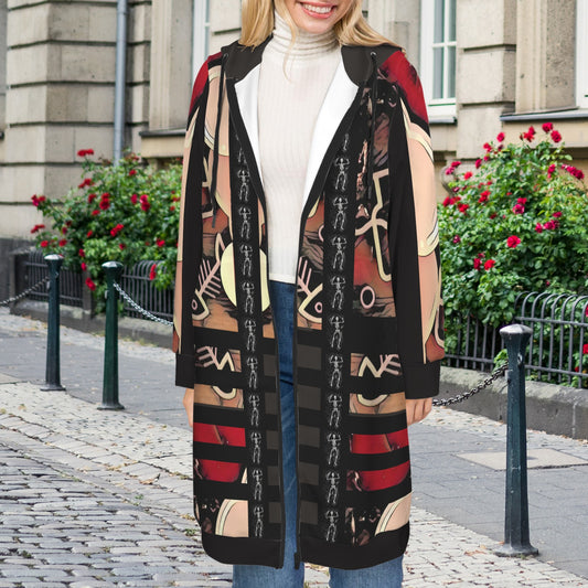 Humans Scare Me Zipped Hoodie Dress V2/Grey Hoodie