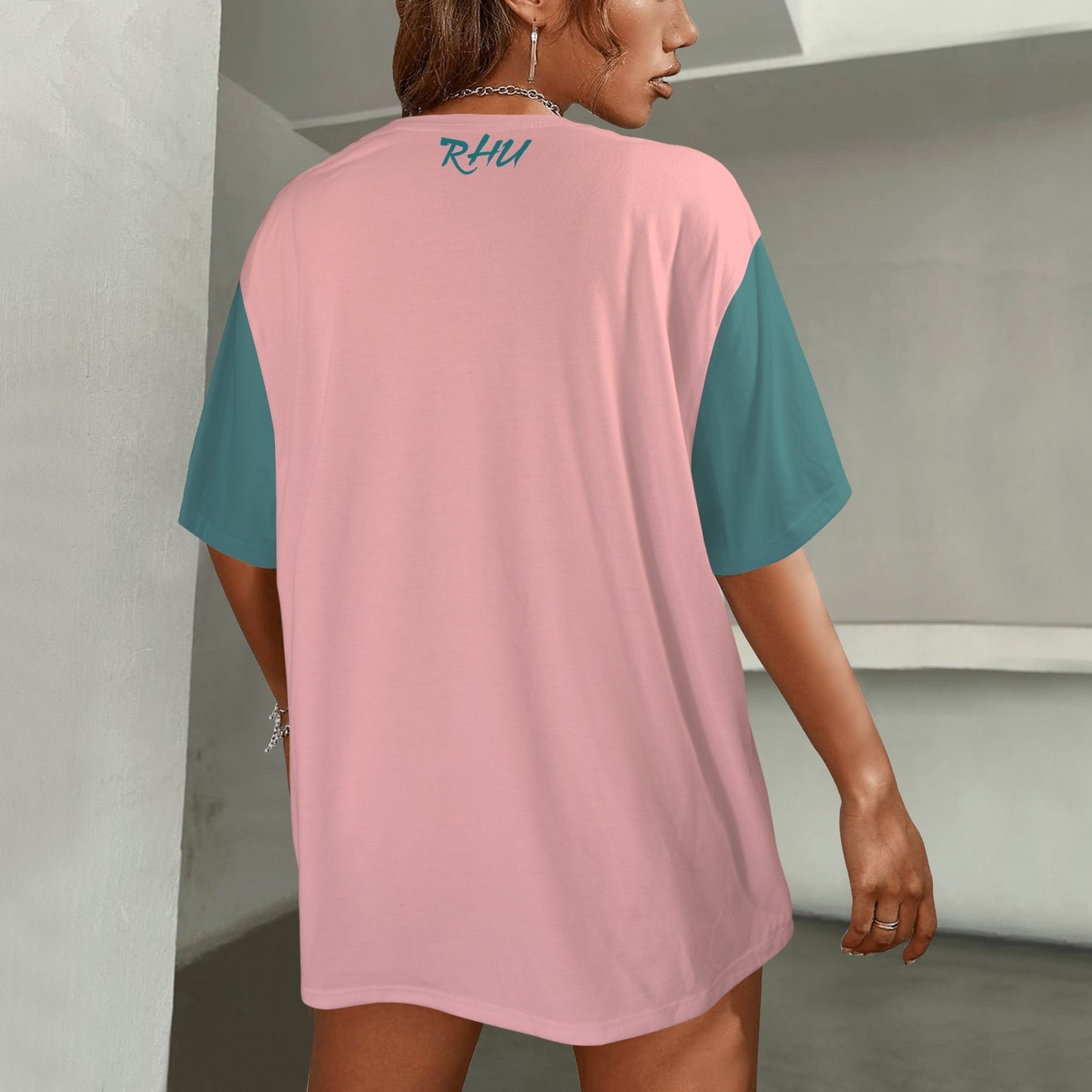 Hidden Name T-shirt Mouth Cookies Pink Green 2