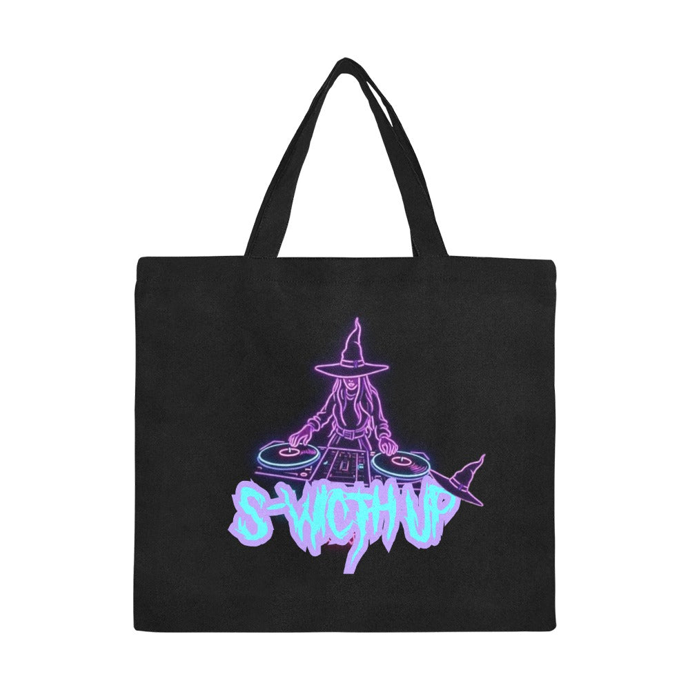 S-WITCH UP Canvas Tote Bag Multi Leopard