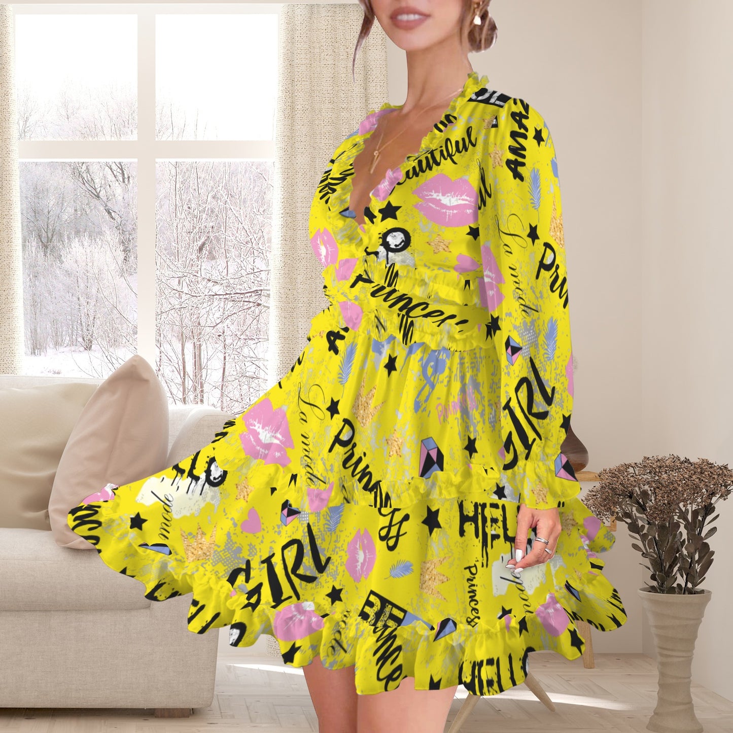 Be Amazing Dress Yellow