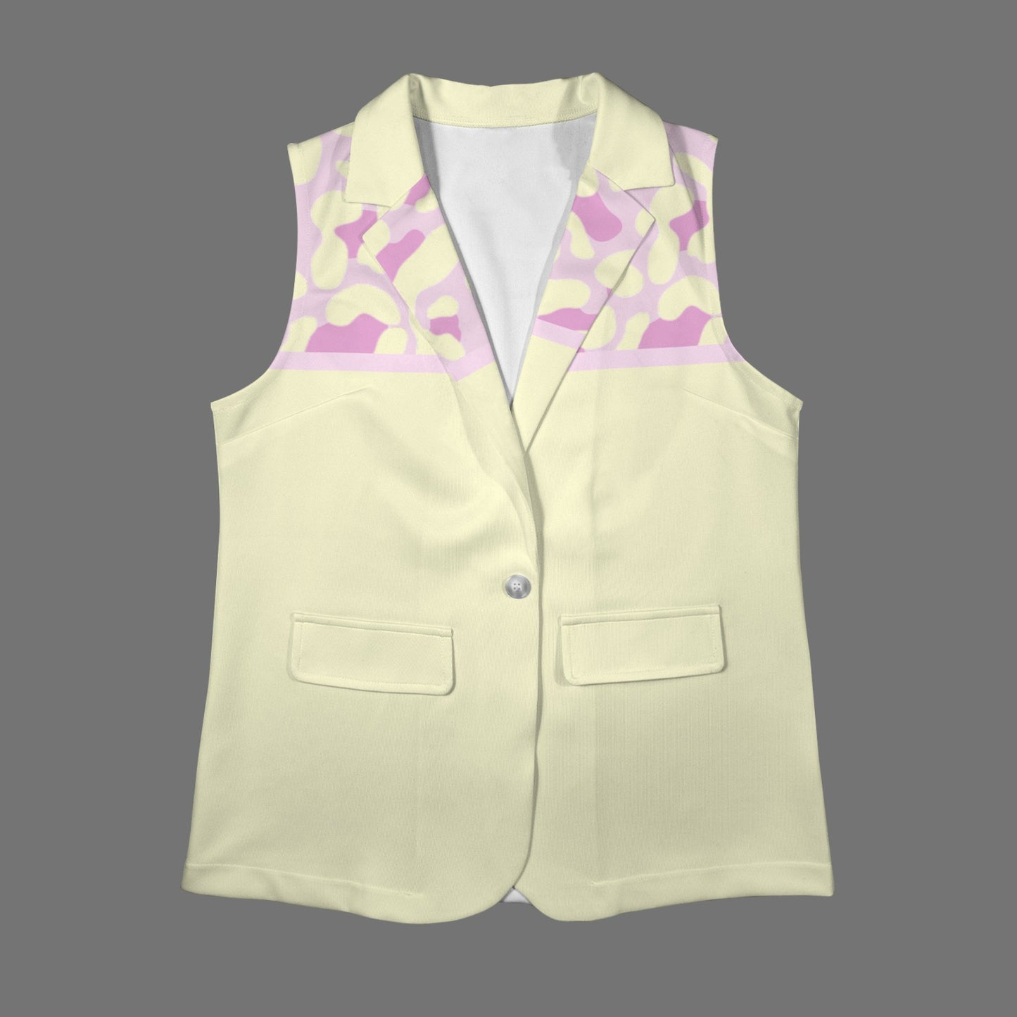 Gilet mamma Yellow Pink Leopard