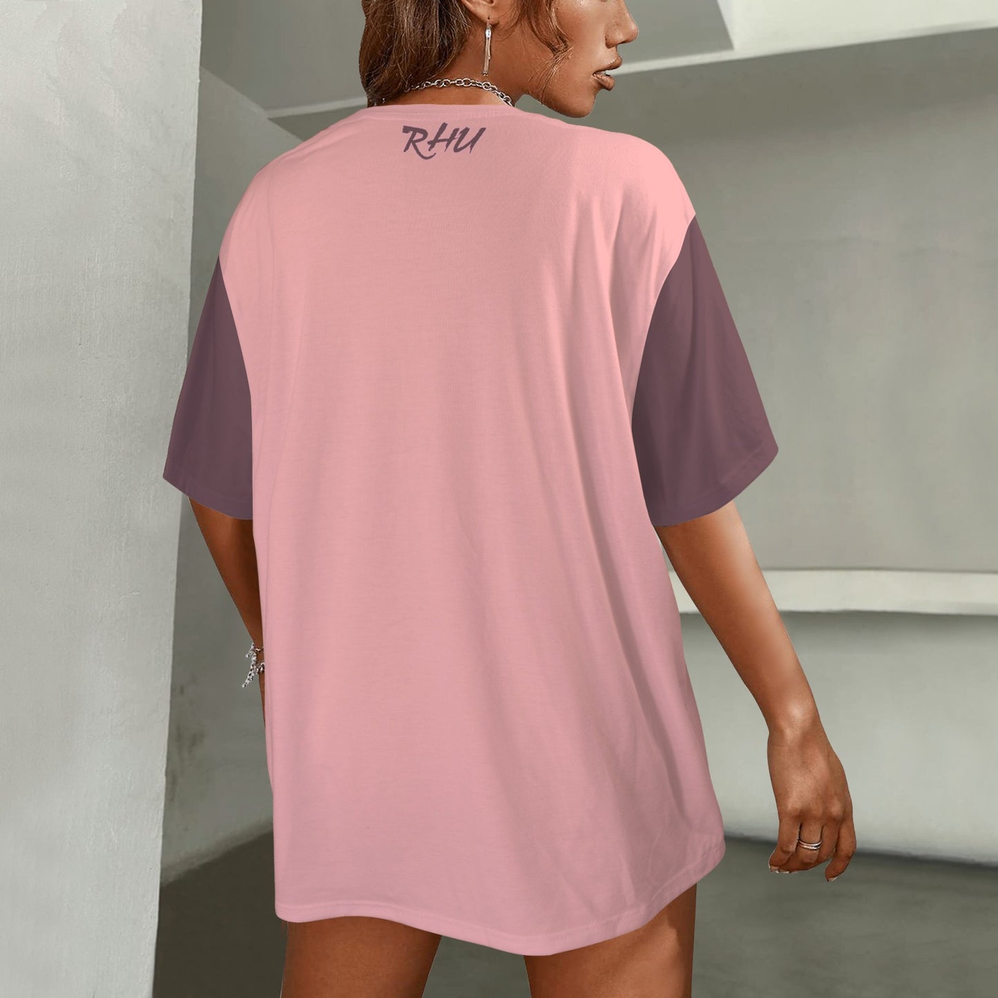 Hidden Name T-shirt Mouth Cookies Pink Brown