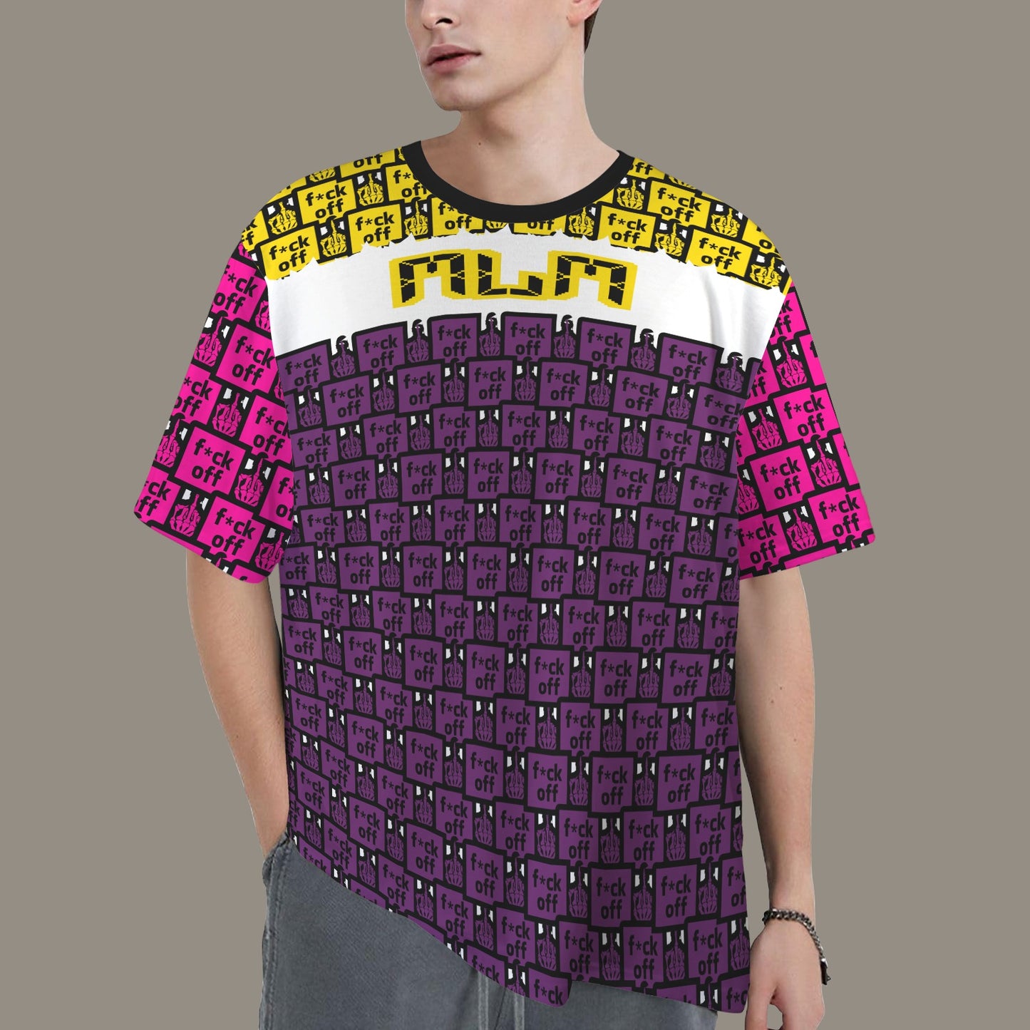 FUCK OFF MLM BLACK T-SHIRT