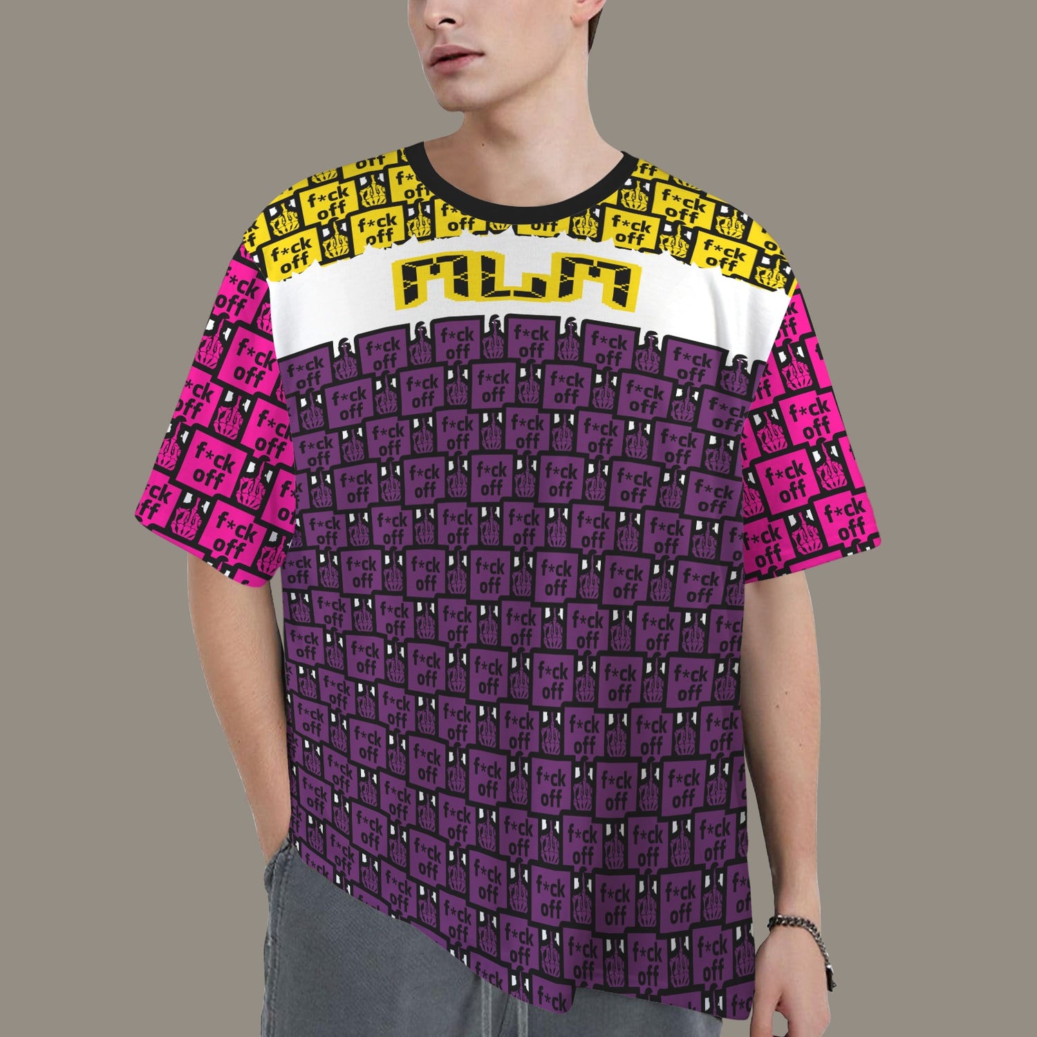 FUCK OFF MLM BLACK T-SHIRT