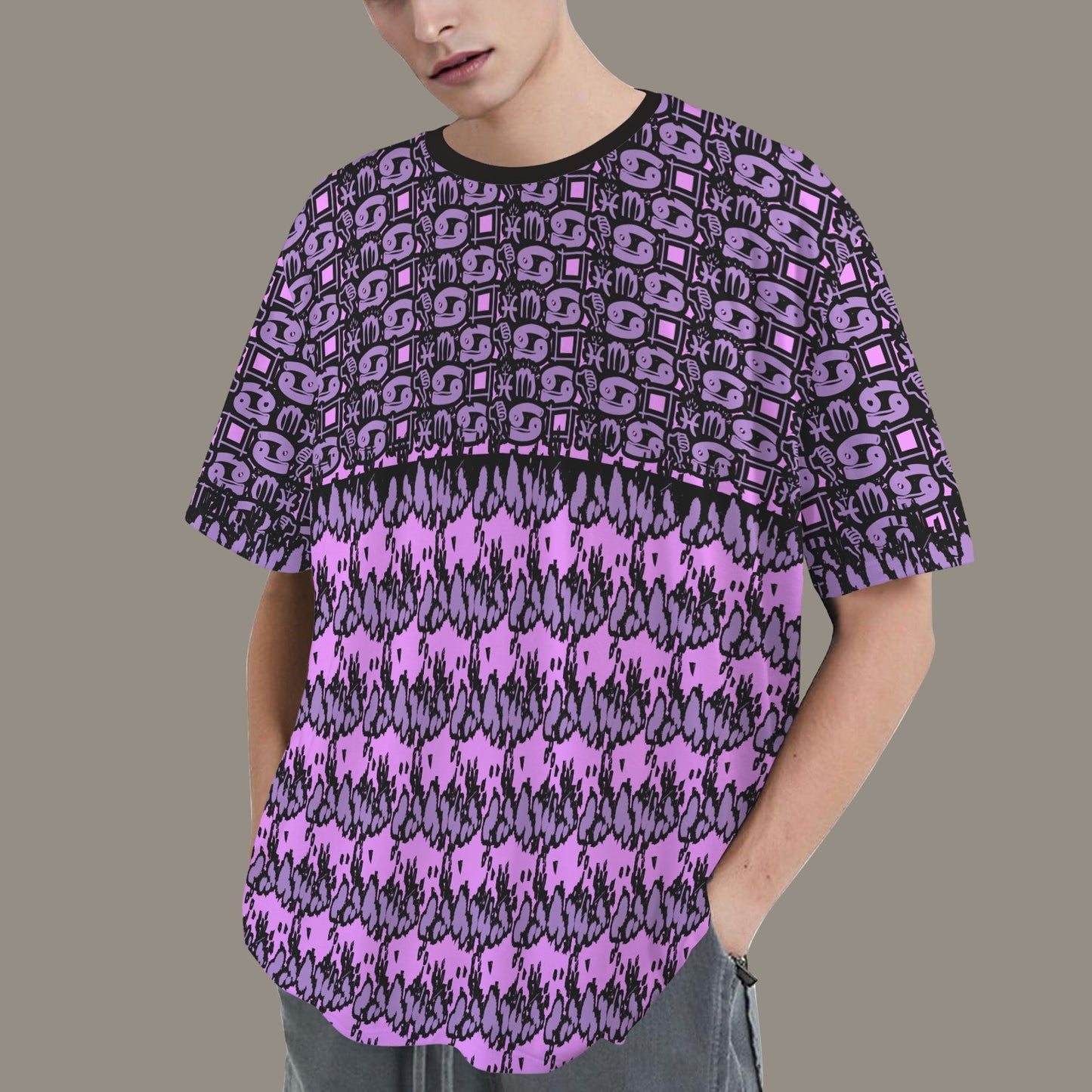 Hidden Name T-shirt Hot Hot Pink Lilac Black Danica