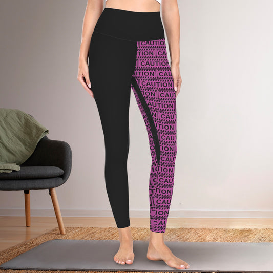 Pinky Caution Leggings