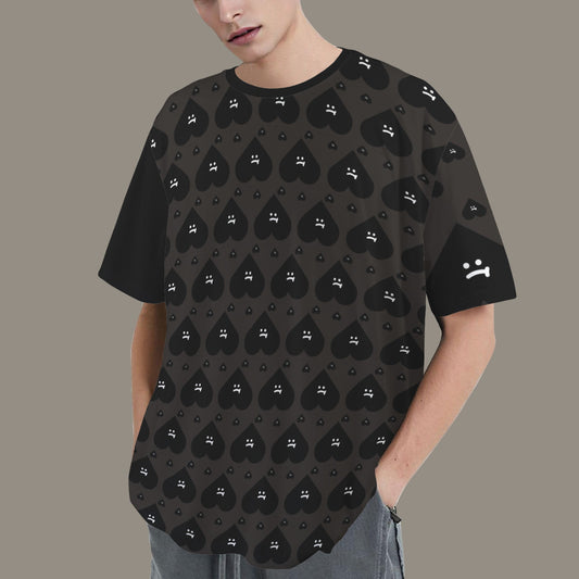 Pinky Caution Hearts Down Unisex T-Shirt