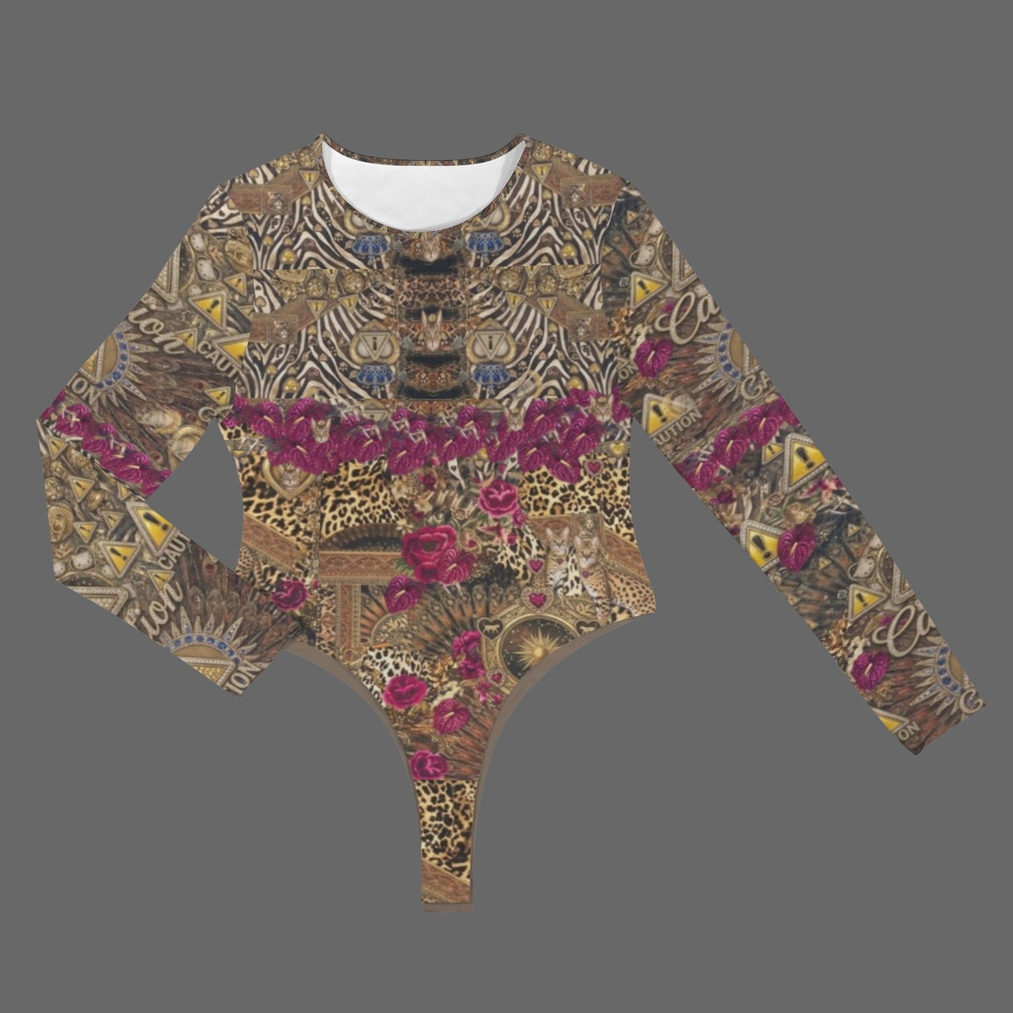 A Leopard Caution Fantasy Body Long Sleeve