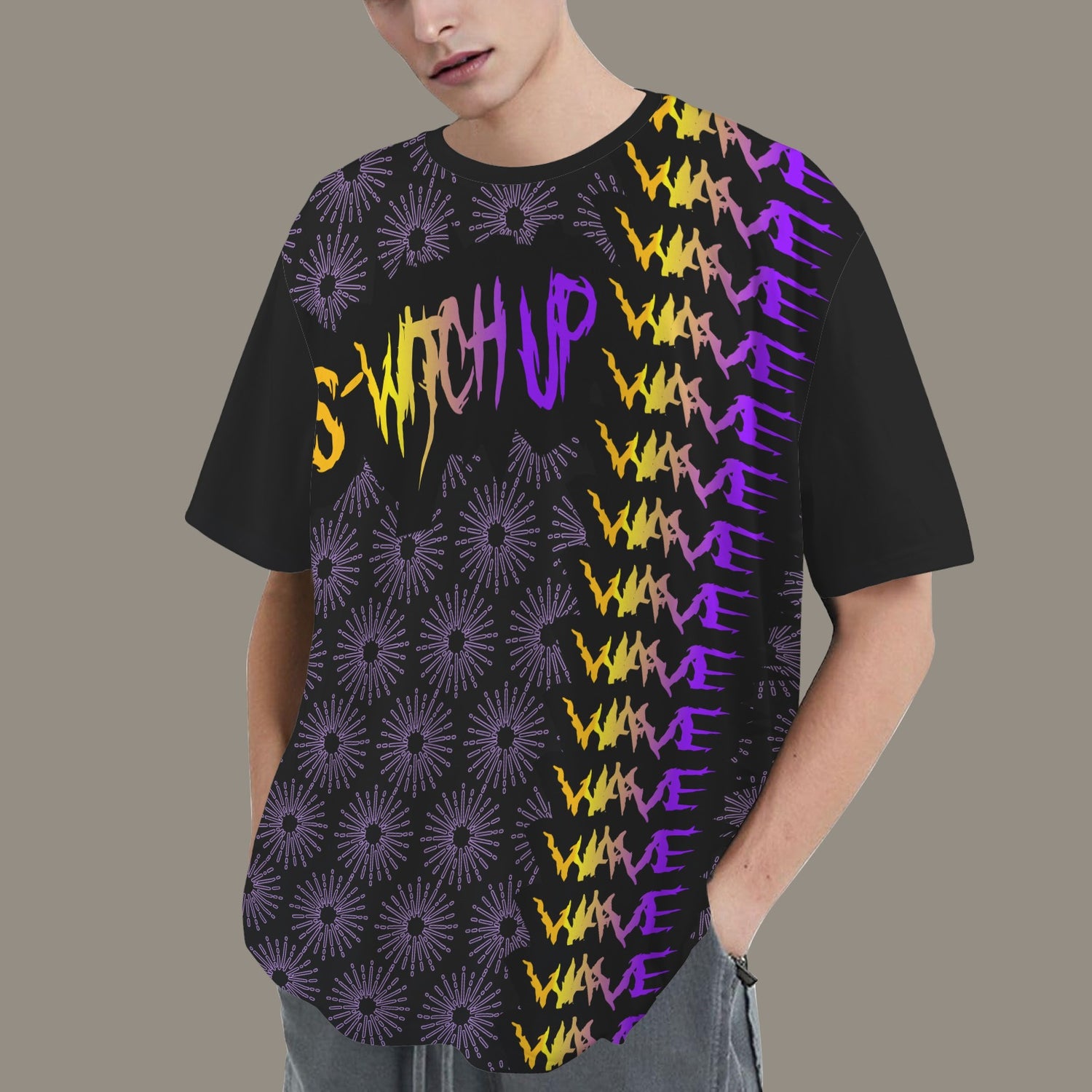S-WITCH UP WAVE - WAVE BAND MULTI LOGO BLACK