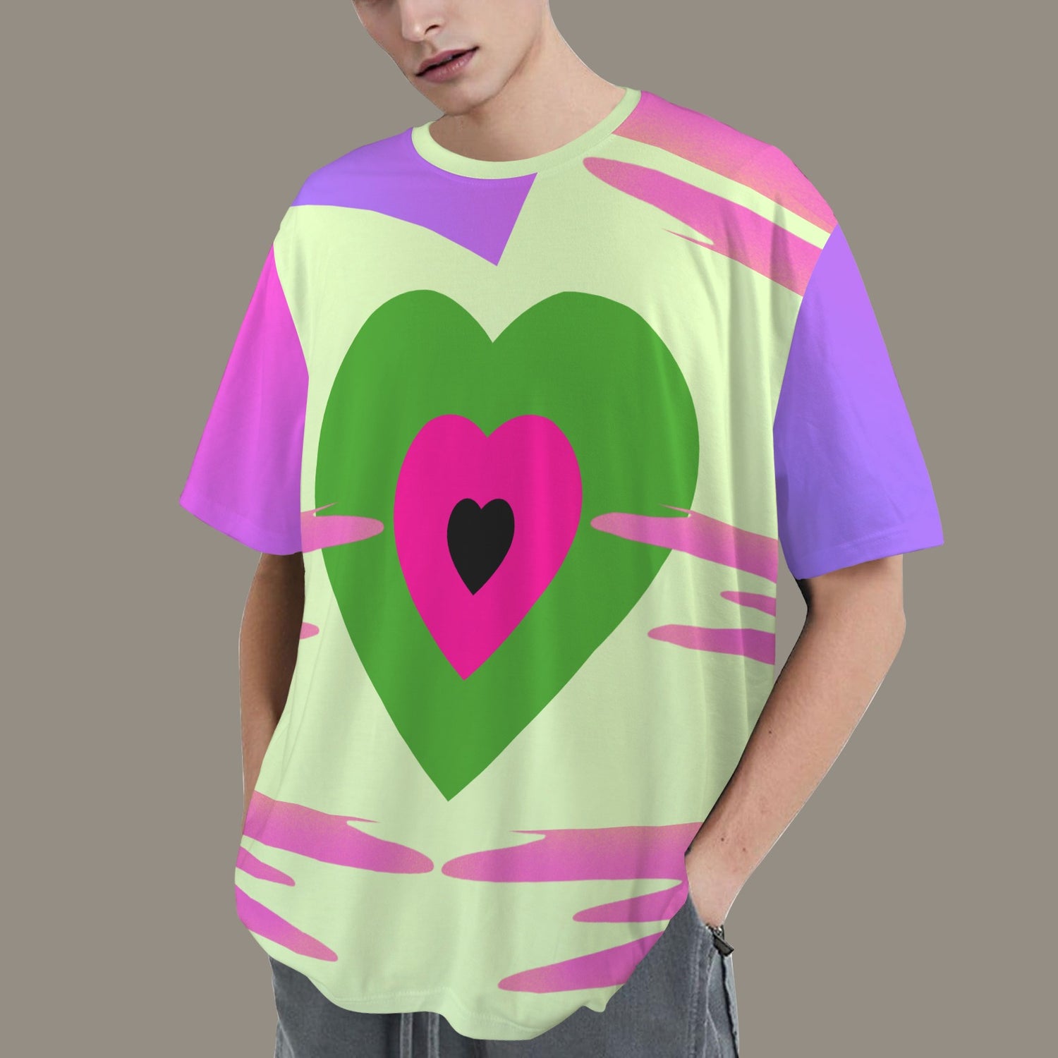 Se Son Rose (Missing U) Light Green Violet Pink