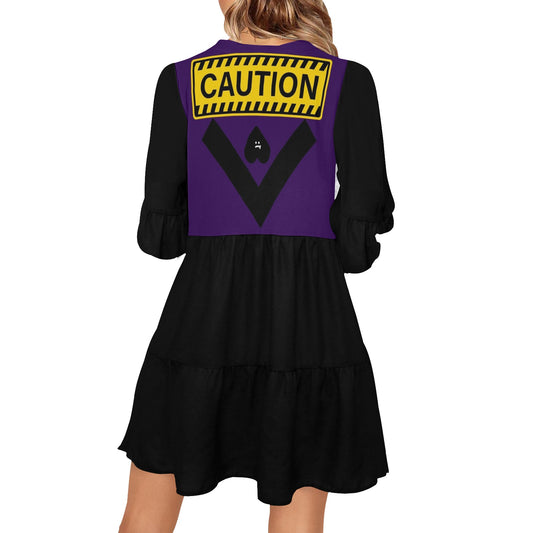 Caution Boho Dress CAUTION BACK