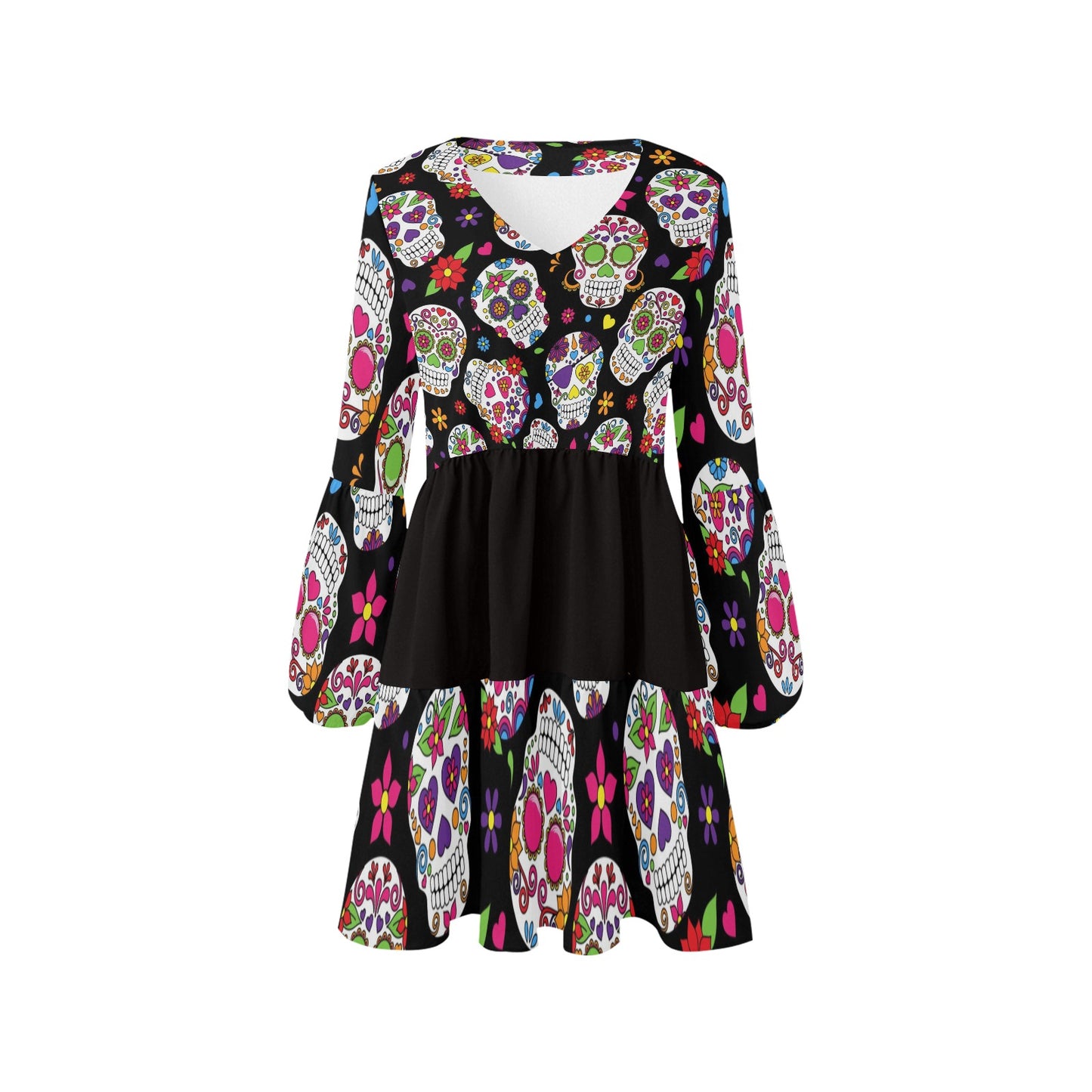 Skulls Boho Dress