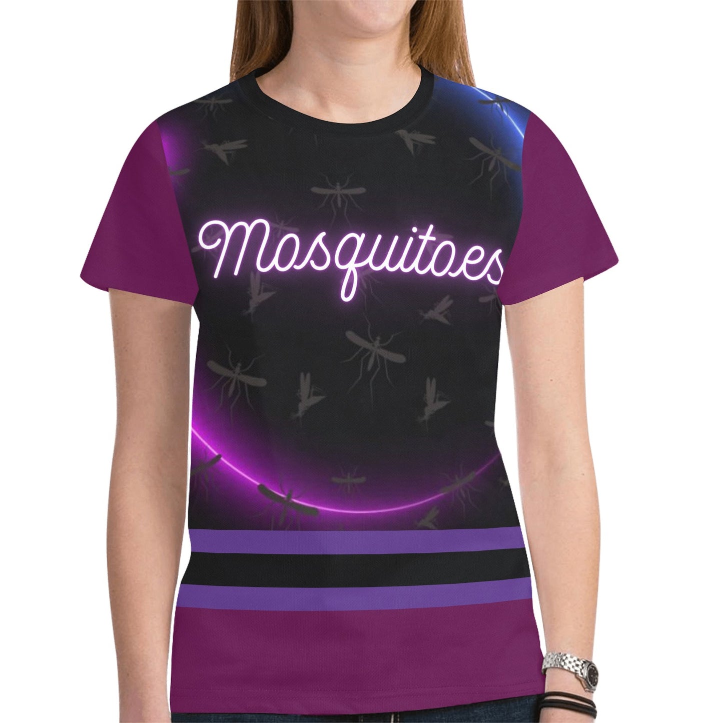 Mosquitoes Unisex Mesh Cloth T-shirt