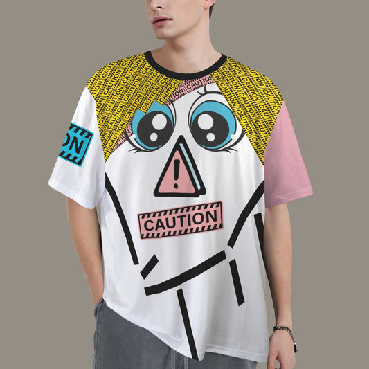 CAUTION Portrait with neck Black Collar