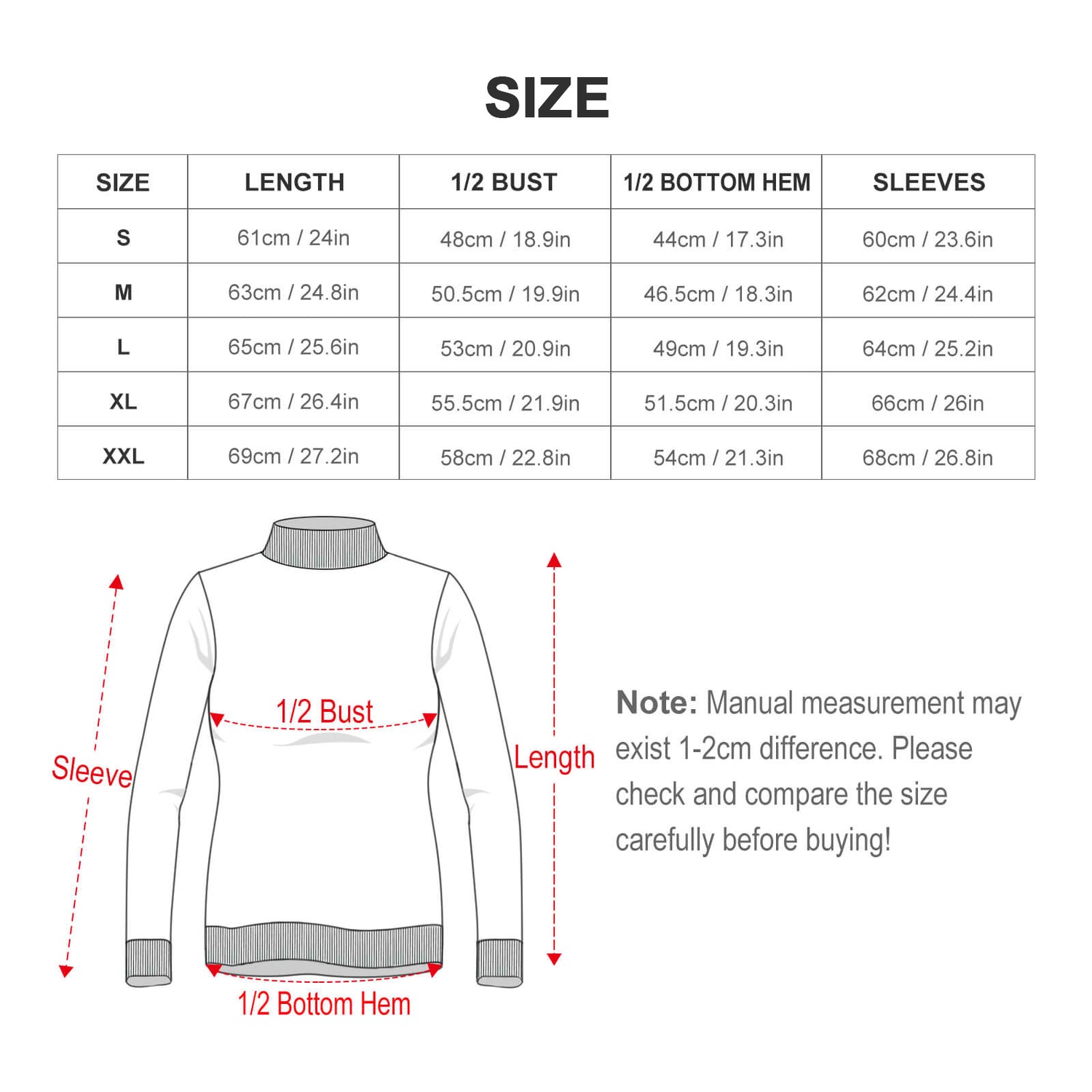 Custom Women Mock Neck Pullover Sweater